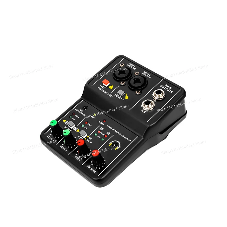 Профессиональный мини-2-канальный USB-аудиоинтерфейс Plug Play микшер для записи ПК в прямом эфире
Профессиональный мини-2-канальный USB-аудиоинтерфейс Plug Play микшер для записи ПК в прямом эфире