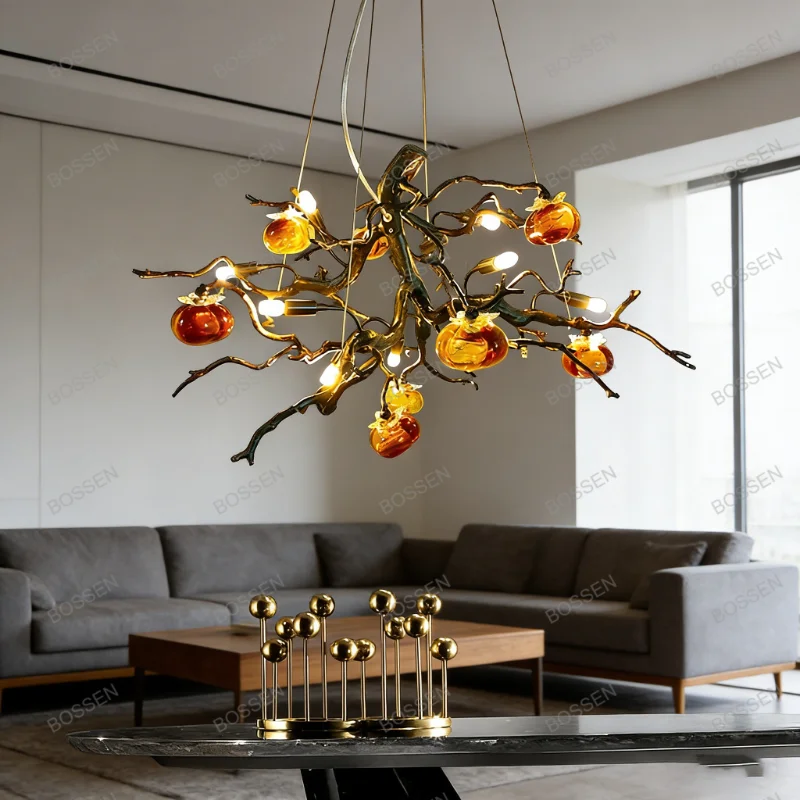 REVEN American Pendant Lamp 2026 New Chandelier Colorful Glass Copper Dimmable Ceiling Light Luster for Dining Room Villa
REVEN American Pendant Lamp 2026 New Chandelier Colorful Glass Copper Dimmable Ceiling Light Luster for Dining Room Villa