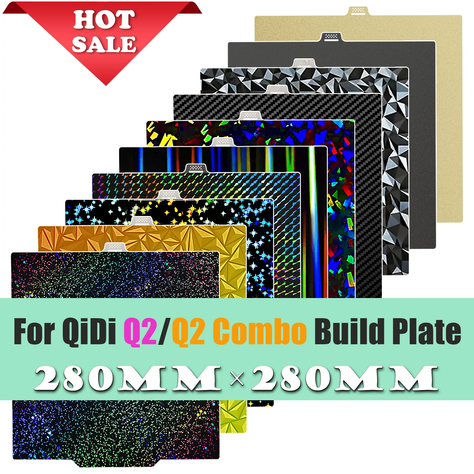 Q2 QIDI Build Plate For Qidi Q2 PEO PET Carbon Fiber Spring Steel Steel Newly launch QIDI Q2 3D Printer Hot Bed Printing Parts
Q2 QIDI Build Plate For Qidi Q2 PEO PET Carbon Fiber Spring Steel Steel Newly launch QIDI Q2 3D Printer Hot Bed Printing Parts