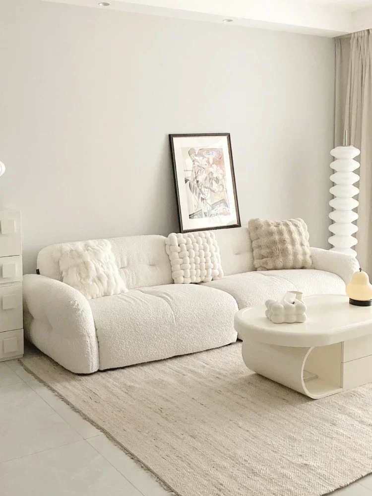 Italian minimalist cloud sofa, modern minimalist small unit, cream style living room, three person fabric art
Italian minimalist cloud sofa, modern minimalist small unit, cream style living room, three person fabric art