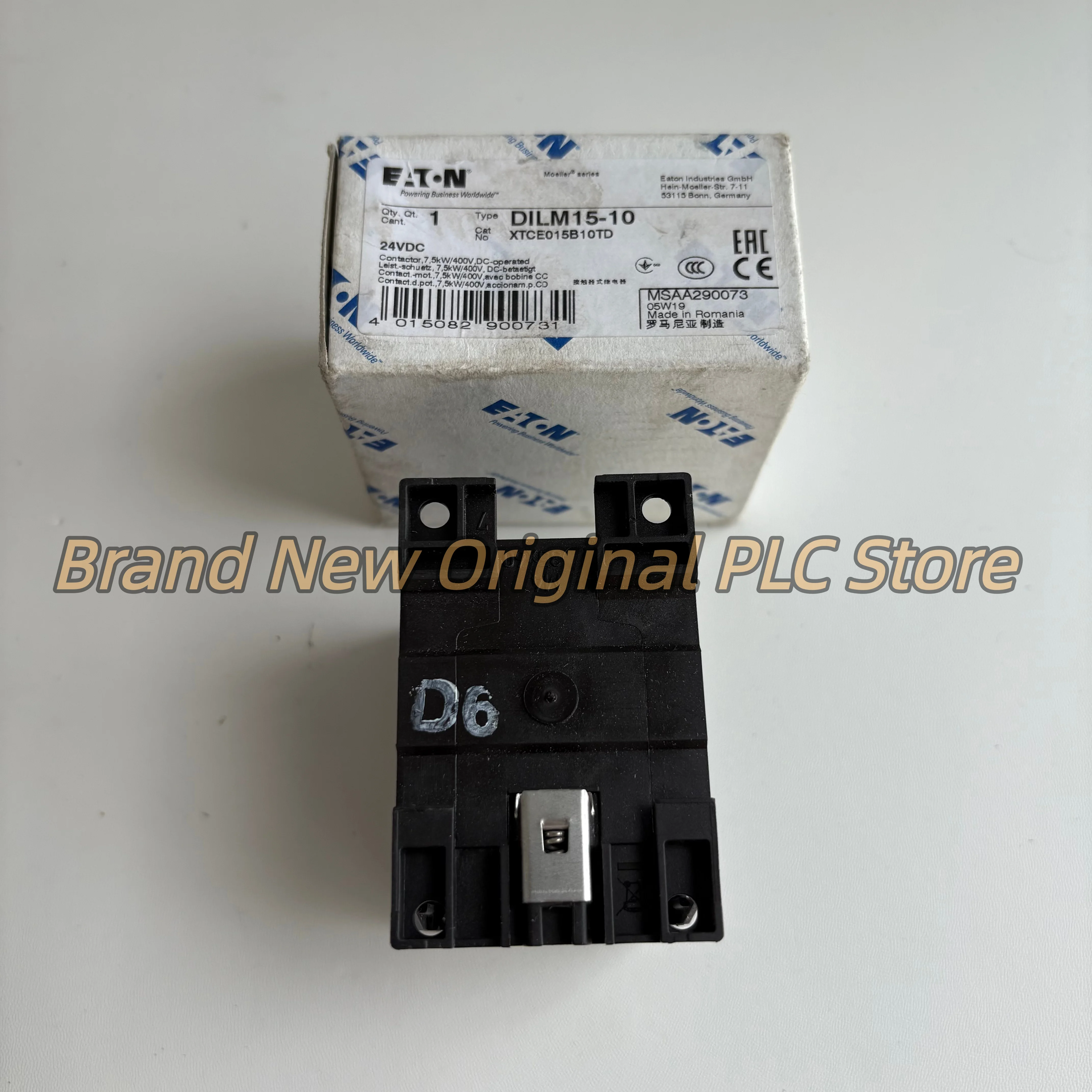 DILM15-10 24VDC Brand New Contactor
DILM15-10 24VDC Brand New Contactor