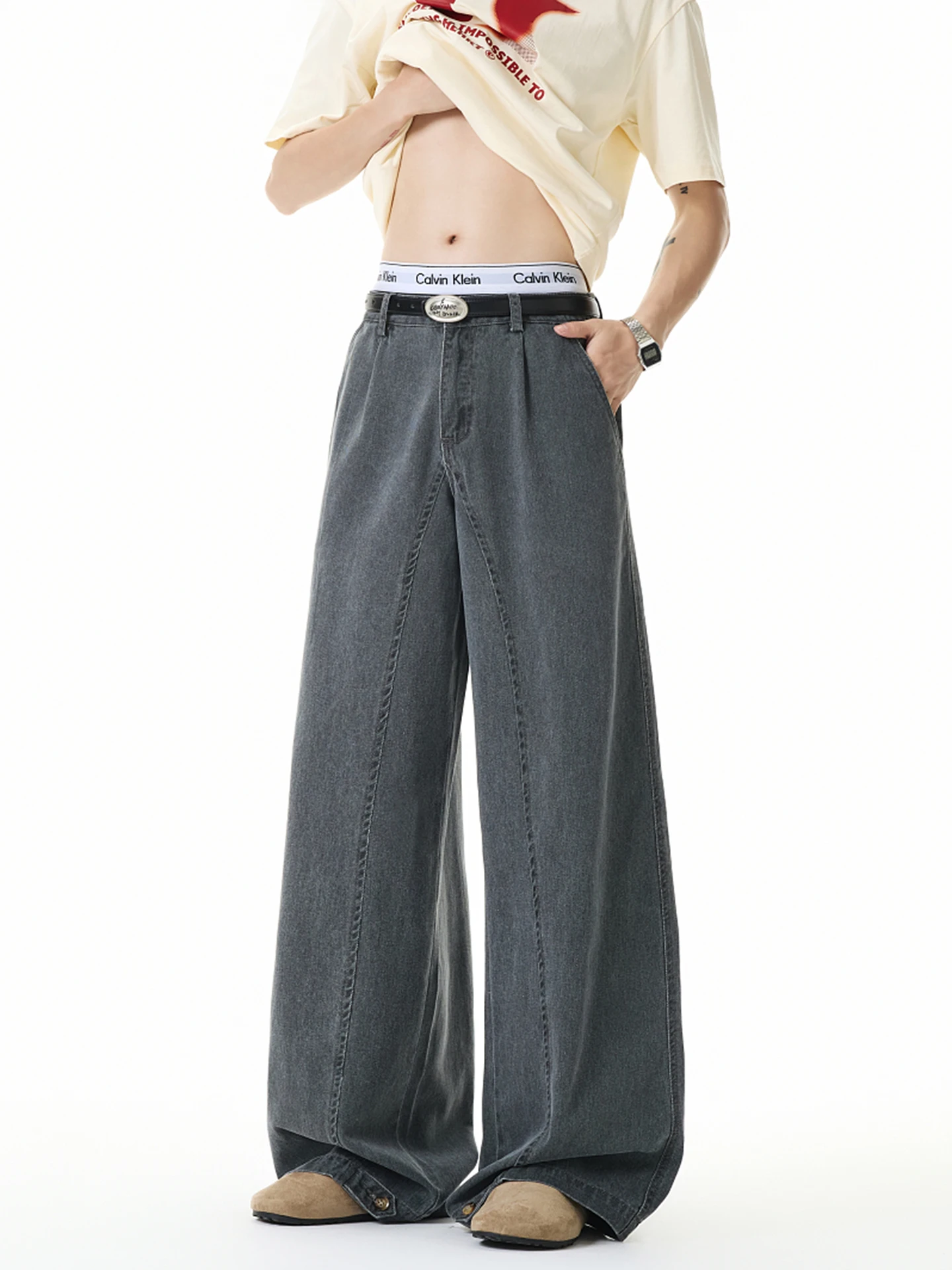 Retro Washed American High Street Straight Leg Loose Fit Men's Jeans Summer Casual Straight Tube Long Pants Youth Trend
Retro Washed American High Street Straight Leg Loose Fit Men's Jeans Summer Casual Straight Tube Long Pants Youth Trend