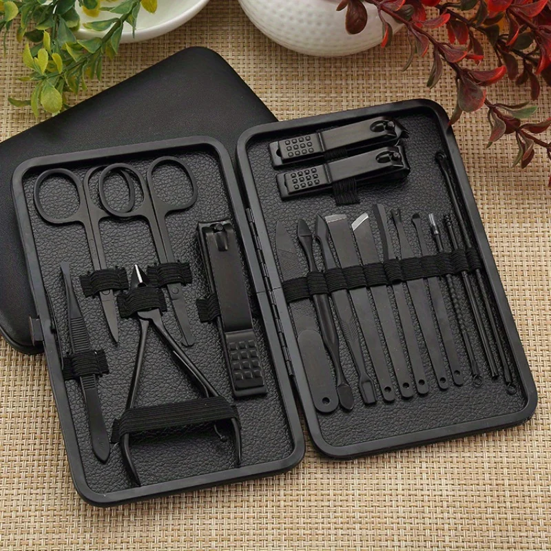 7/12/18-piece Nail Clippers & Foot Care Kit Black Diamond Beauty Nail Cutting Tools Set
7/12/18-piece Nail Clippers & Foot Care Kit Black Diamond Beauty Nail Cutting Tools Set