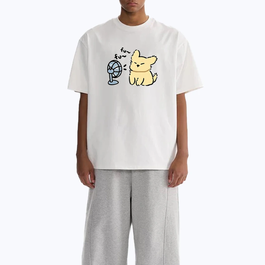 2025 Cute Kawaii Fan Cat Oversized T-shirt Women Men 100% Cotton Summer Printed popular short sleeve t-shirts Unisex clothing
2025 Cute Kawaii Fan Cat Oversized T-shirt Women Men 100% Cotton Summer Printed popular short sleeve t-shirts Unisex clothing