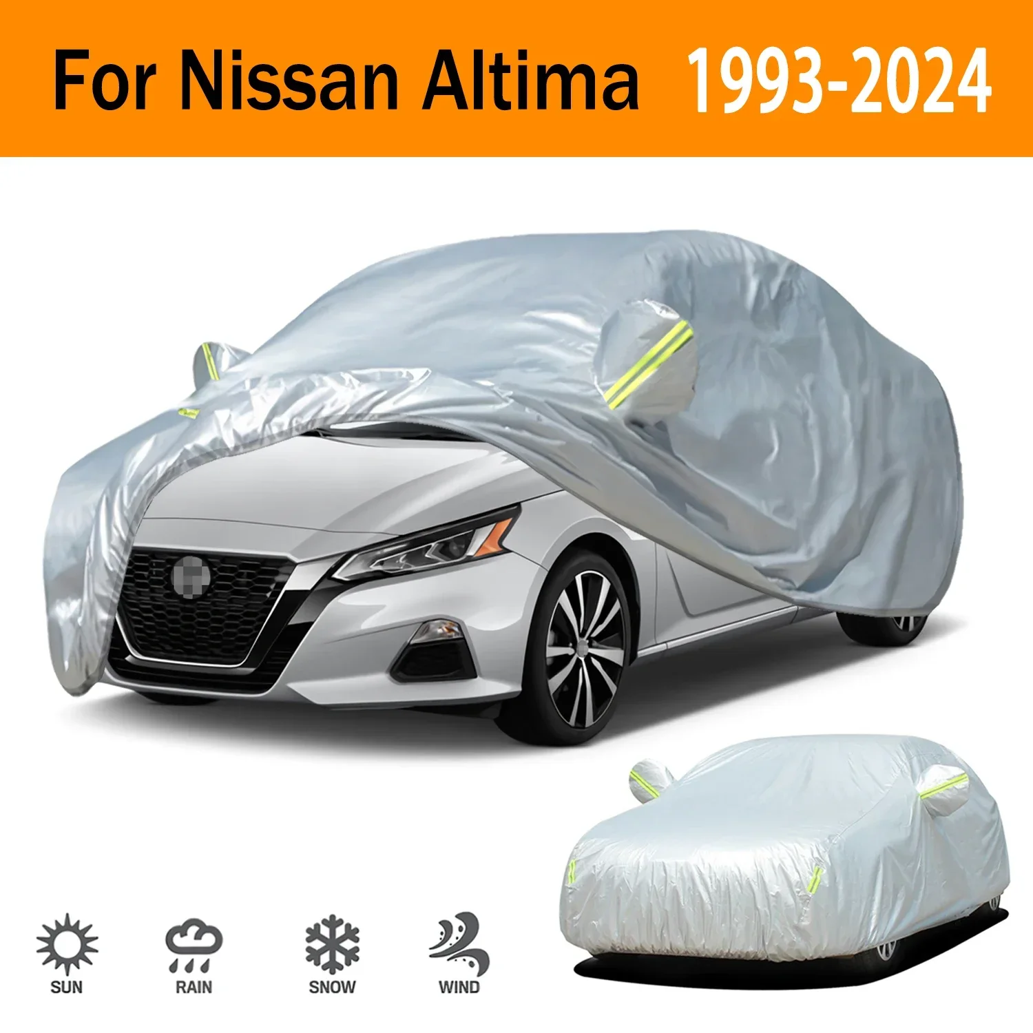 For Nissan Altima 1993-2024Outdoor Protection Full Car Covers Snow Cover Sunshade Waterproof Dustproof Exterior Car accessories
For Nissan Altima 1993-2024Outdoor Protection Full Car Covers Snow Cover Sunshade Waterproof Dustproof Exterior Car accessories