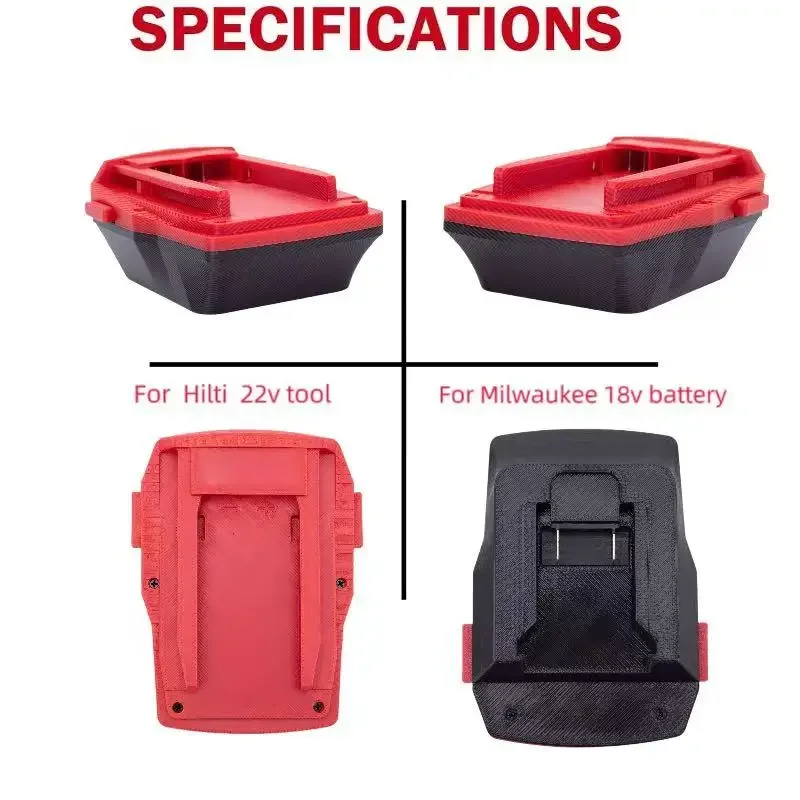 for Hilti Milwaukee Battery Adapter, Converter Replacing Milwaukee 18V Battery, Cordless power tool Adapter(Only Adapter)
for Hilti Milwaukee Battery Adapter, Converter Replacing Milwaukee 18V Battery, Cordless power tool Adapter(Only Adapter)