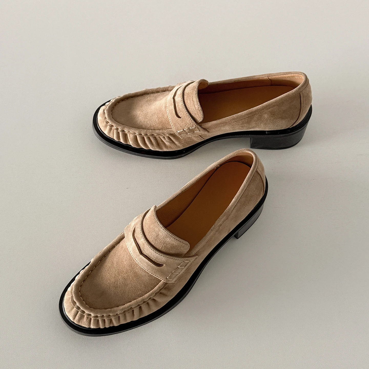 Fashion Women Pumps Shoes Kid Suede Woman New Loafers Spring Genuine Leather Chunky Heels Round Toe Office Daily Size34-40
Fashion Women Pumps Shoes Kid Suede Woman New Loafers Spring Genuine Leather Chunky Heels Round Toe Office Daily Size34-40