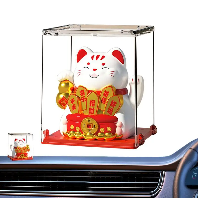 Solar Powered Lucky Cat Waving Arm Lucky Cat Car Statue Welcoming Cats Chinese Lucky Cat Festive Good Luck Wealth Charm For
Solar Powered Lucky Cat Waving Arm Lucky Cat Car Statue Welcoming Cats Chinese Lucky Cat Festive Good Luck Wealth Charm For