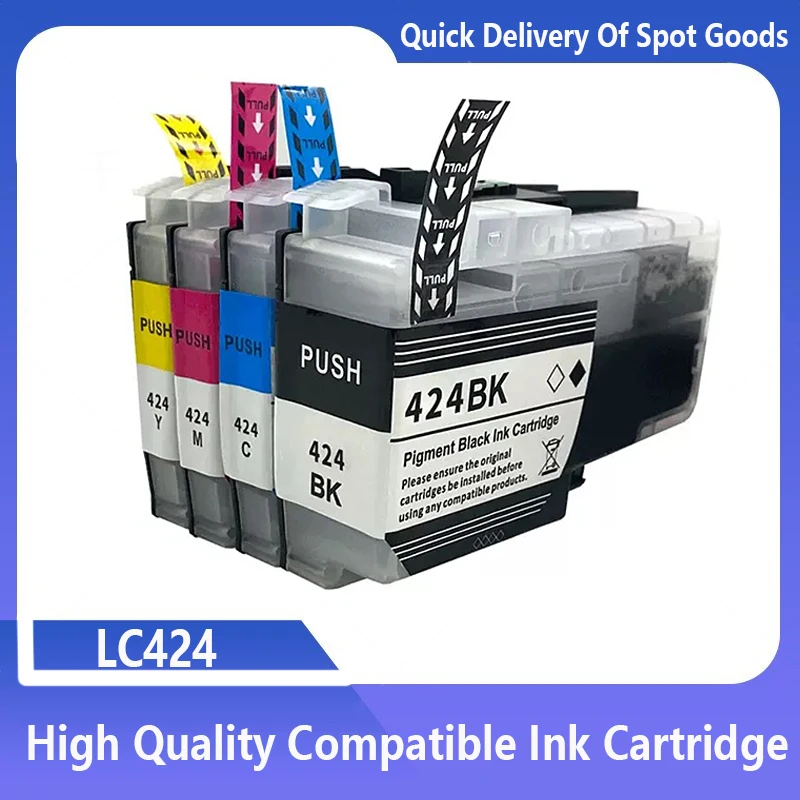 Совместимый чернильный картридж LC424 LC-424 для принтера Brother DCP-J1200DW DCP-J1200W DCP-J1200WE, стандартная емкость
Совместимый чернильный картридж LC424 LC-424 для принтера Brother DCP-J1200DW DCP-J1200W DCP-J1200WE, стандартная емкость