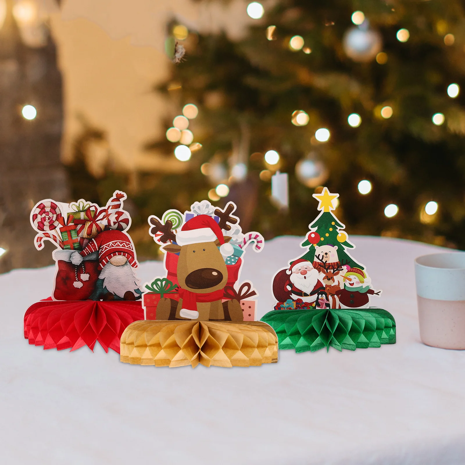 9Pcs Christmas Honeycomb Decorations Festive Paper Centerpiece for Party Home Table Desktop Xmas Supplies Party Decor
9Pcs Christmas Honeycomb Decorations Festive Paper Centerpiece for Party Home Table Desktop Xmas Supplies Party Decor