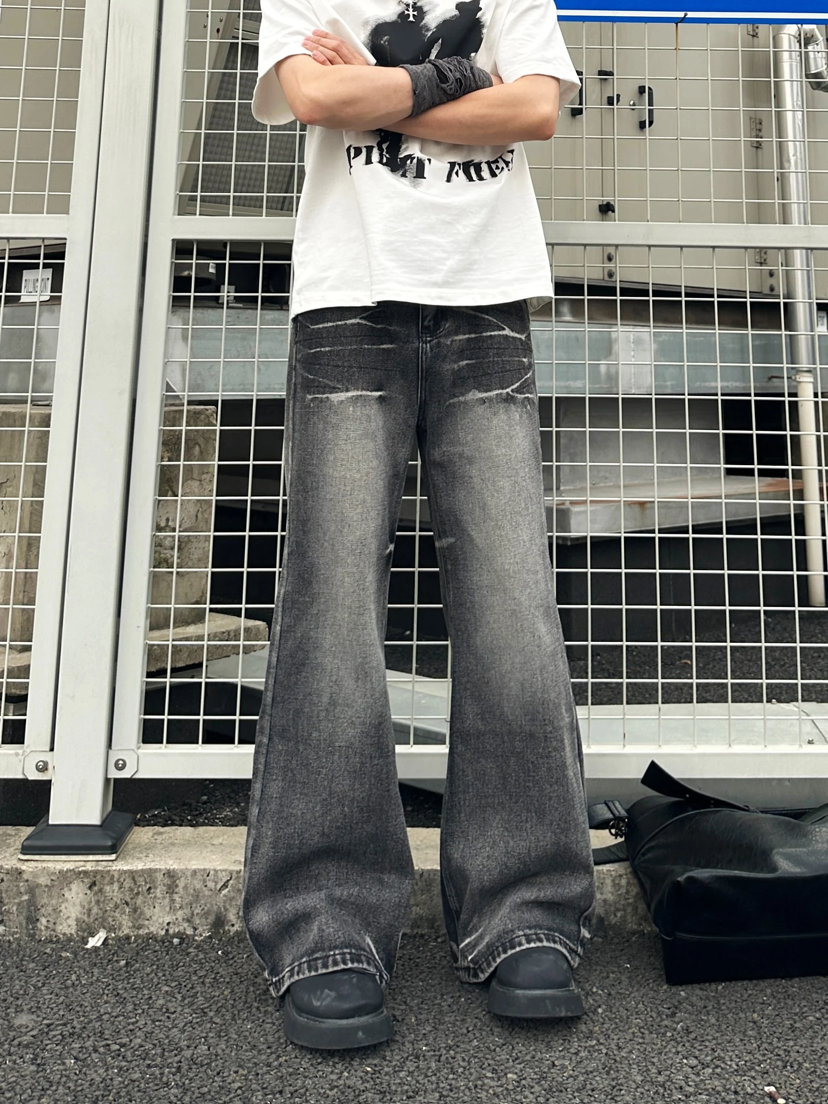 Fikzz Американские ретро-молния с текстурой, прямые джинсы с микро-расклешенными джинсами, длинные повседневные хлопковые джинсы с завышенной водой Bla ex...
Fikzz Американские ретро-молния с текстурой, прямые джинсы с микро-расклешенными джинсами, длинные повседневные хлопковые джинсы с завышенной водой Bla ex...