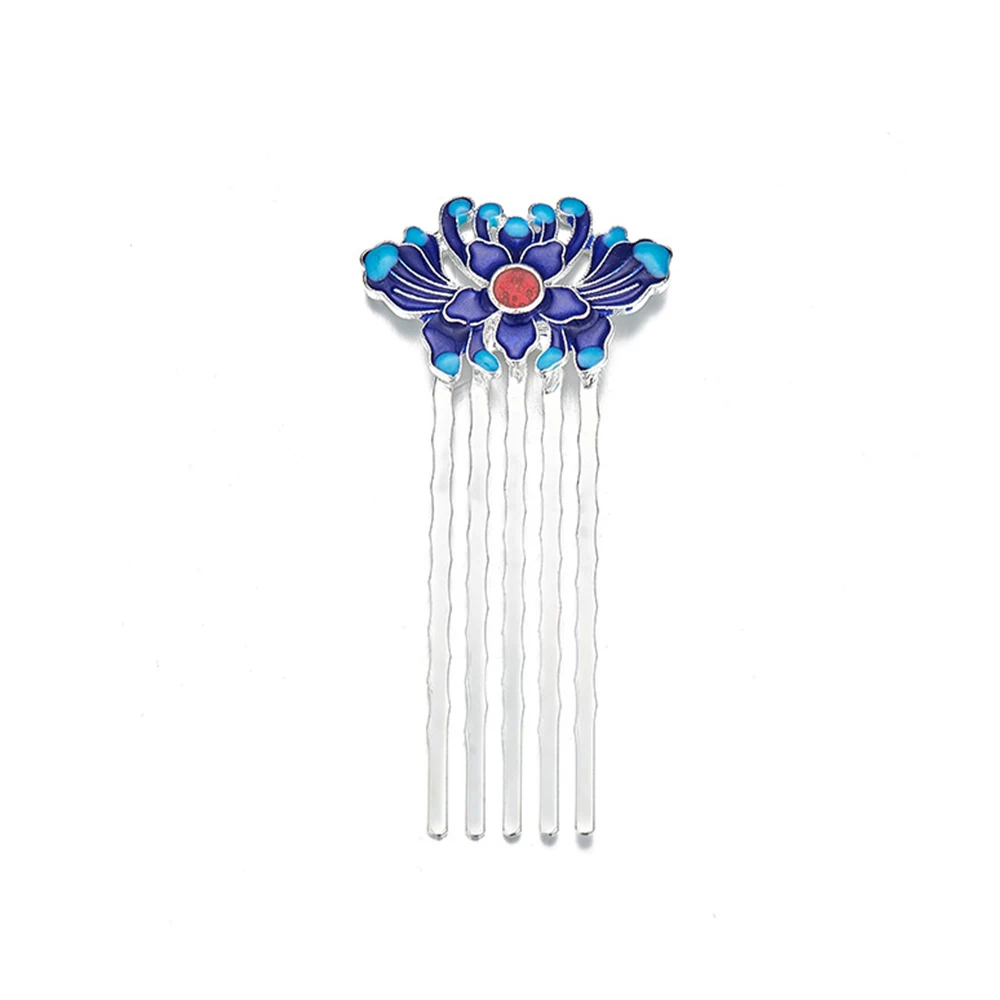Elegant Green Chinese Traditional Blue Lotus Hanfu Hairpin Cloisonne Hair Comb Hair Accessories Headwear
Elegant Green Chinese Traditional Blue Lotus Hanfu Hairpin Cloisonne Hair Comb Hair Accessories Headwear