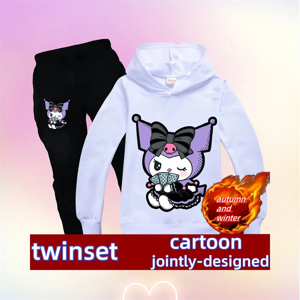Kawaii Kuromi Hoodie For Girls Long Sleeve Sweatshirts Children Spring Autumn Sanrio Cartoon Kids Casual Hooded Pullover Tops
Kawaii Kuromi Hoodie For Girls Long Sleeve Sweatshirts Children Spring Autumn Sanrio Cartoon Kids Casual Hooded Pullover Tops