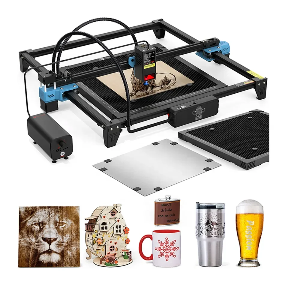 Twotrees Ready To Ship TTS-55 Pro Fixed-Focus Compressed Spot Eye Protection Laser Design Laser Engraving Cutting Machine
Twotrees Ready To Ship TTS-55 Pro Fixed-Focus Compressed Spot Eye Protection Laser Design Laser Engraving Cutting Machine