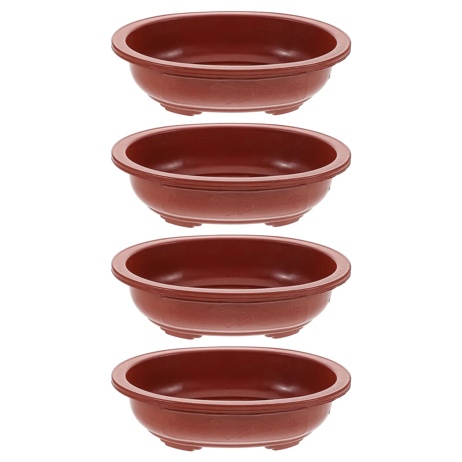 4 Pcs Thickened Bonsai Flower Pots Plastic Planters Succulent Containers Breathing Design Balcony Garden Use
4 Pcs Thickened Bonsai Flower Pots Plastic Planters Succulent Containers Breathing Design Balcony Garden Use