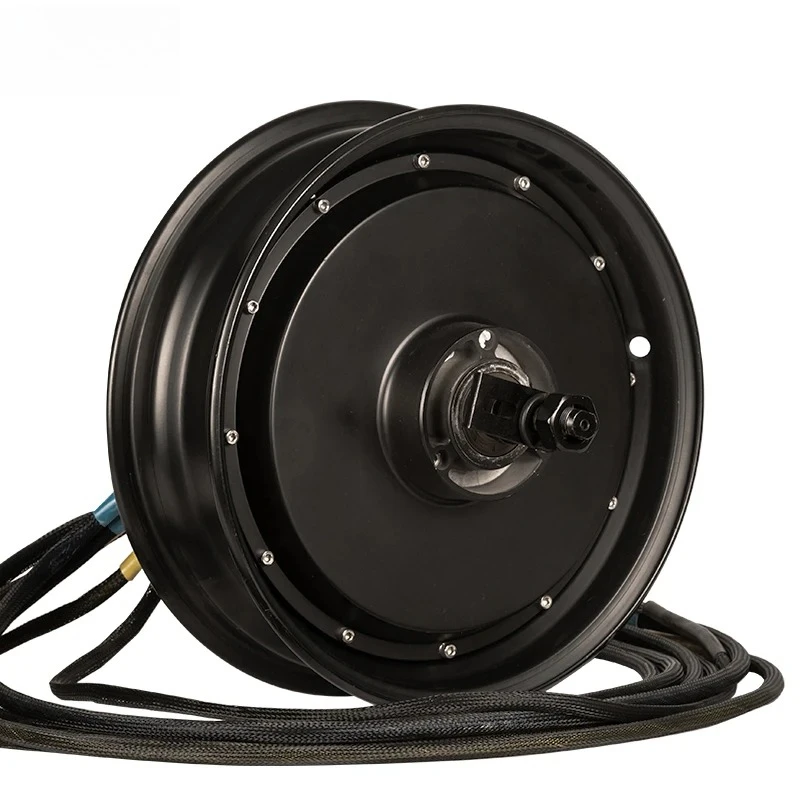 12*3.5 inch 15000w 145kmh 72v 70H High Speed Gearless Hub Motor For Two Wheels Scooter
12*3.5 inch 15000w 145kmh 72v 70H High Speed Gearless Hub Motor For Two Wheels Scooter