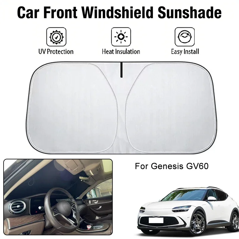 Foldable Car Windshield Sun Shade UV Block Heat Insulation For Genesis GV60 Interior Protection Accessories
Foldable Car Windshield Sun Shade UV Block Heat Insulation For Genesis GV60 Interior Protection Accessories