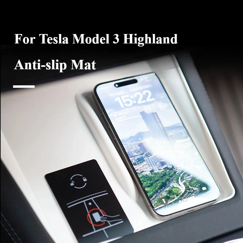 Противоскользящий коврик для Tesla Model 3 Highland 2024 2025, центральная консоль, беспроводная зарядная панель, нескользящий силиконовый чехол, автомобильные аксессуары
Противоскользящий коврик для Tesla Model 3 Highland 2024 2025, центральная консоль, беспроводная зарядная панель, нескользящий силиконовый чехол, автомобильные аксессуары