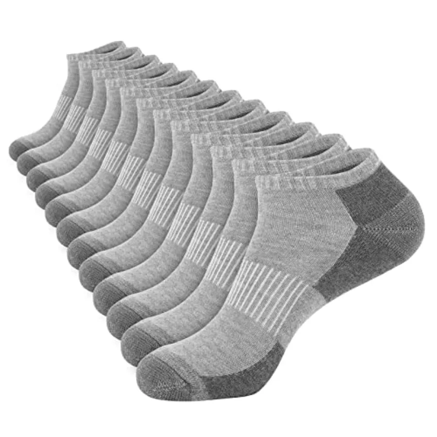 12 Pack Mens Cushioned Ankle Socks, Low Cut Breathable Casual Socks Shoe Size 6-11
12 Pack Mens Cushioned Ankle Socks, Low Cut Breathable Casual Socks Shoe Size 6-11