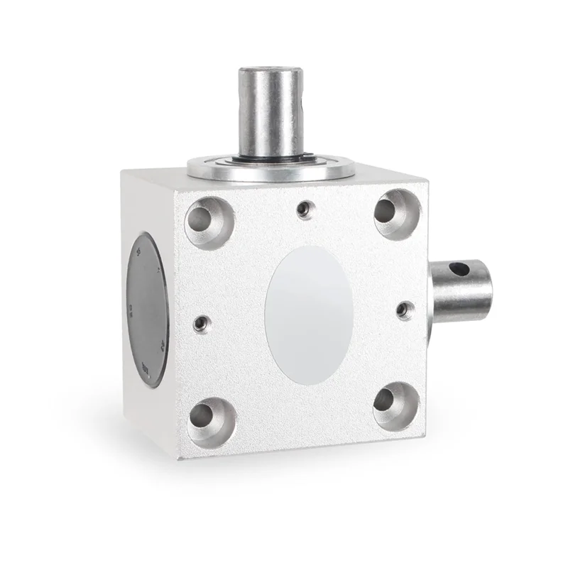 SOFT-Right Angle Steering Gear 90° Angel Tapered Bevel-Gearbox 1:1 Ratio,Single Output 15Mm Shaft 1.5 Module 20 Steel
SOFT-Right Angle Steering Gear 90° Angel Tapered Bevel-Gearbox 1:1 Ratio,Single Output 15Mm Shaft 1.5 Module 20 Steel