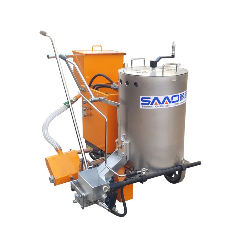 Hot melt marking machine with hot melt kettle marking material Road pavement parking space marking car Hand-pushed
Hot melt marking machine with hot melt kettle marking material Road pavement parking space marking car Hand-pushed