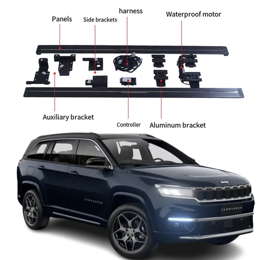 For Automatic Foot Step Electric Pedal Side Step Running Board Power Footrest Retractable for 18-23 Jeep Commander
For Automatic Foot Step Electric Pedal Side Step Running Board Power Footrest Retractable for 18-23 Jeep Commander