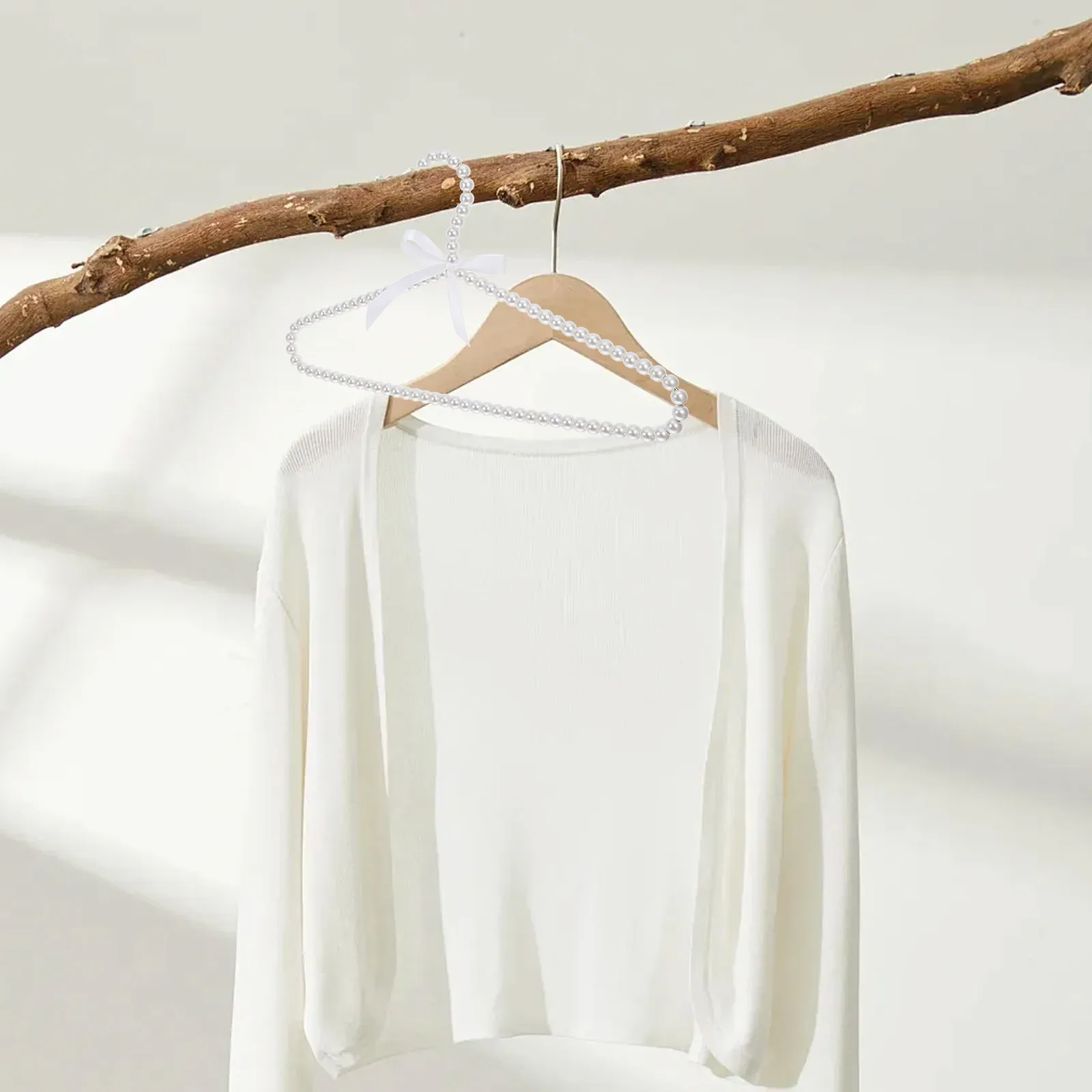 3Pcs Faux Pearl Beaded Hangers Ivory Ribbon Bowknot Decorative Bowknot Hangers for Wedding Dress Coat Shirt Clothes Closet
3Pcs Faux Pearl Beaded Hangers Ivory Ribbon Bowknot Decorative Bowknot Hangers for Wedding Dress Coat Shirt Clothes Closet