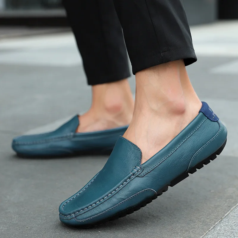 Men's Casual Shoes Soft Sole Mens Loafers Shallow Non Slip Driving Shoes Lightweight Plus Size Men Shoes Leather Tenis Masculino
Men's Casual Shoes Soft Sole Mens Loafers Shallow Non Slip Driving Shoes Lightweight Plus Size Men Shoes Leather Tenis Masculino