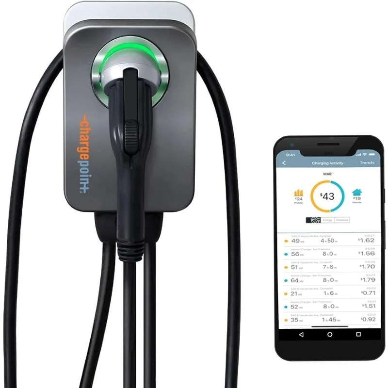 Зарядное устройство Home Flex Level 2 для электромобилей, зарядная станция NEMA 6-50 240 В для электромобилей
Зарядное устройство Home Flex Level 2 для электромобилей, зарядная станция NEMA 6-50 240 В для электромобилей