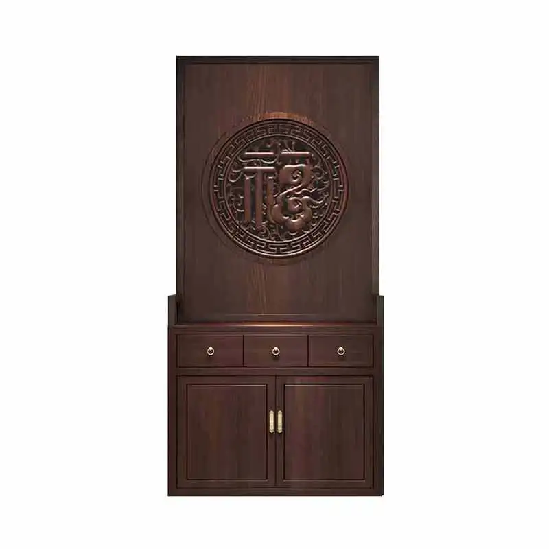 New Chinese-style entrance, screen partition, entrance to the living room, facing the door
New Chinese-style entrance, screen partition, entrance to the living room, facing the door