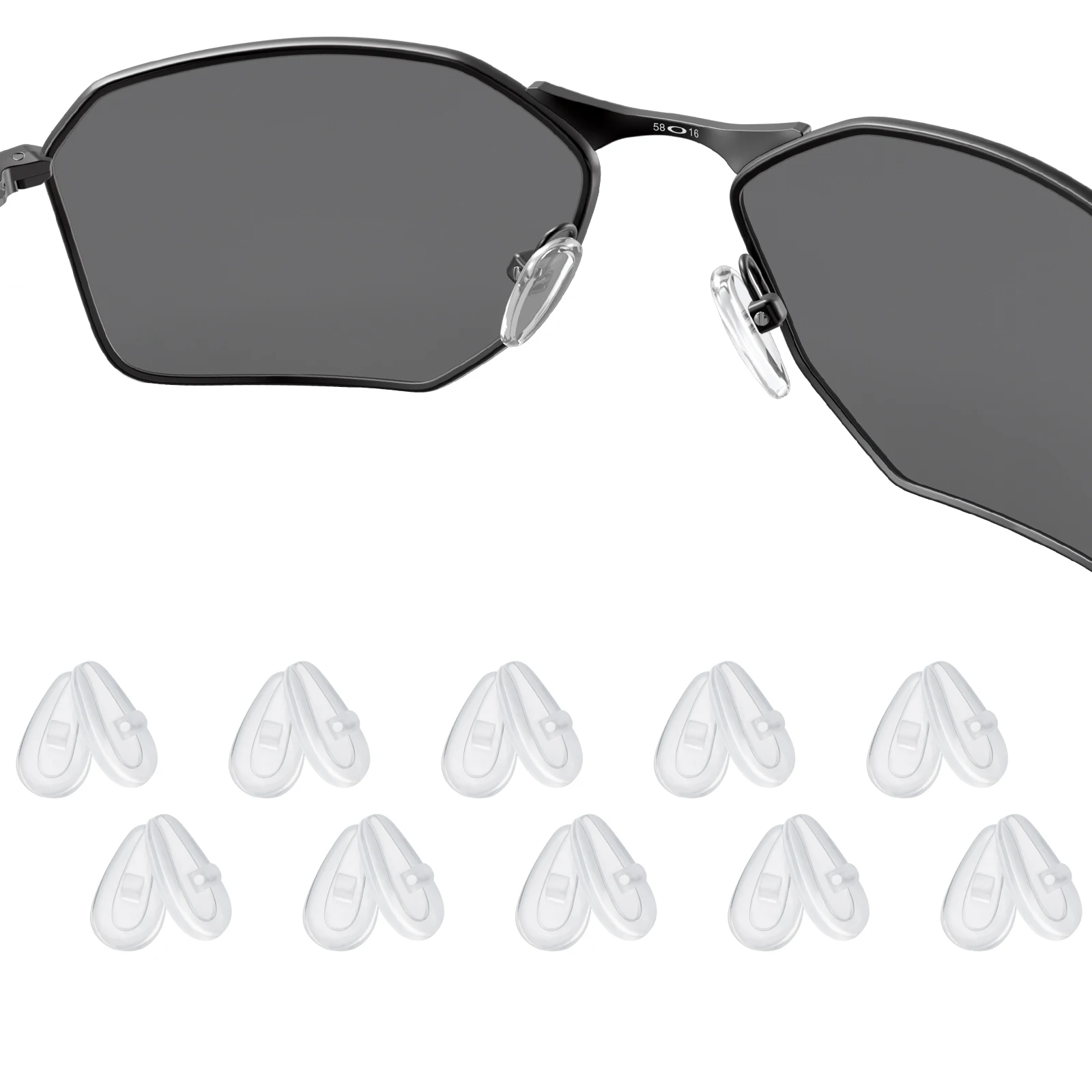 E.O.S Silicon Rubber Replacement Clear Nose Pads for Arnette Steel Demon AN3001 Frame Multi-Options
E.O.S Silicon Rubber Replacement Clear Nose Pads for Arnette Steel Demon AN3001 Frame Multi-Options