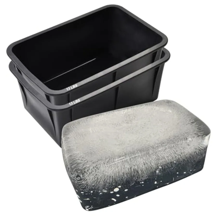 Extra Large Ice Block Mold - Ice Cubes for Cold Plunge or Coolers, Reusable Silicone Ice Molds for Ice Bath Chiller, Big Ice Tr
Extra Large Ice Block Mold - Ice Cubes for Cold Plunge or Coolers, Reusable Silicone Ice Molds for Ice Bath Chiller, Big Ice Tr