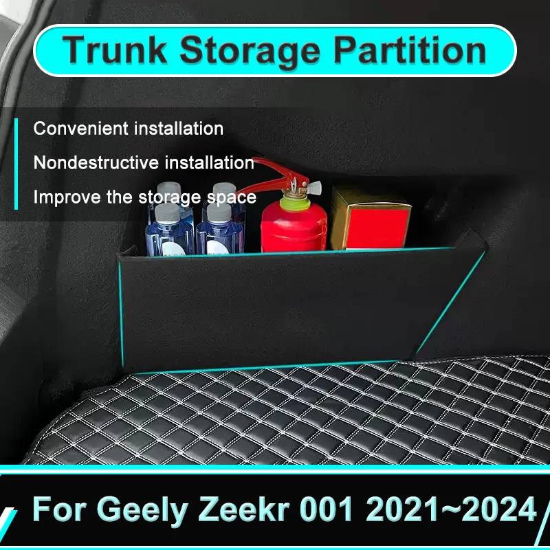Для Geely Zeekr 001 2021 ~ 2025 автомобильный багажник, перегородка для хранения, боковые детали для хранения, инструменты, сортировка задней части, авто аксессуары для интерьера
Для Geely Zeekr 001 2021 ~ 2025 автомобильный багажник, перегородка для хранения, боковые детали для хранения, инструменты, сортировка задней части, авто аксессуары для интерьера