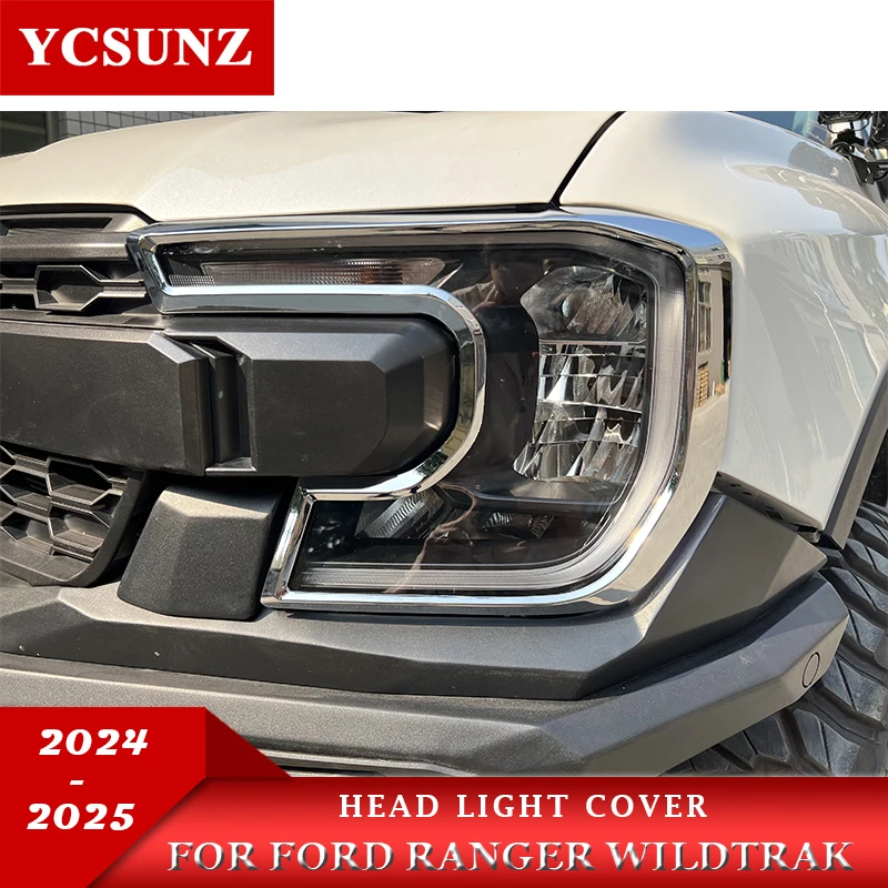 ABS Head Light Cover For Ford Ranger Next-Gen 2024 2025 2026 Wildtrak Sport XLT Pickup Truck Car Accessories YCSUNZ
ABS Head Light Cover For Ford Ranger Next-Gen 2024 2025 2026 Wildtrak Sport XLT Pickup Truck Car Accessories YCSUNZ