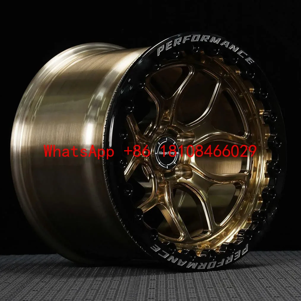 Forged Monoblock Beadlock Wheels Black Gold Custom Color 17-18 Inch 5 Lugs Off-Road Concave Wheels
Forged Monoblock Beadlock Wheels Black Gold Custom Color 17-18 Inch 5 Lugs Off-Road Concave Wheels