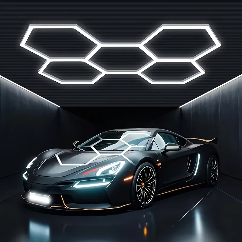 25 Pack Hexagonal for garage Lights, Super Bright Ceiling Lights 6500K Daylight White For Garage & Workshop Lighting, Durable, Hexagon Bright Lighting
25 Pack Hexagonal for garage Lights, Super Bright Ceiling Lights 6500K Daylight White For Garage & Workshop Lighting, Durable, Hexagon Bright Lighting