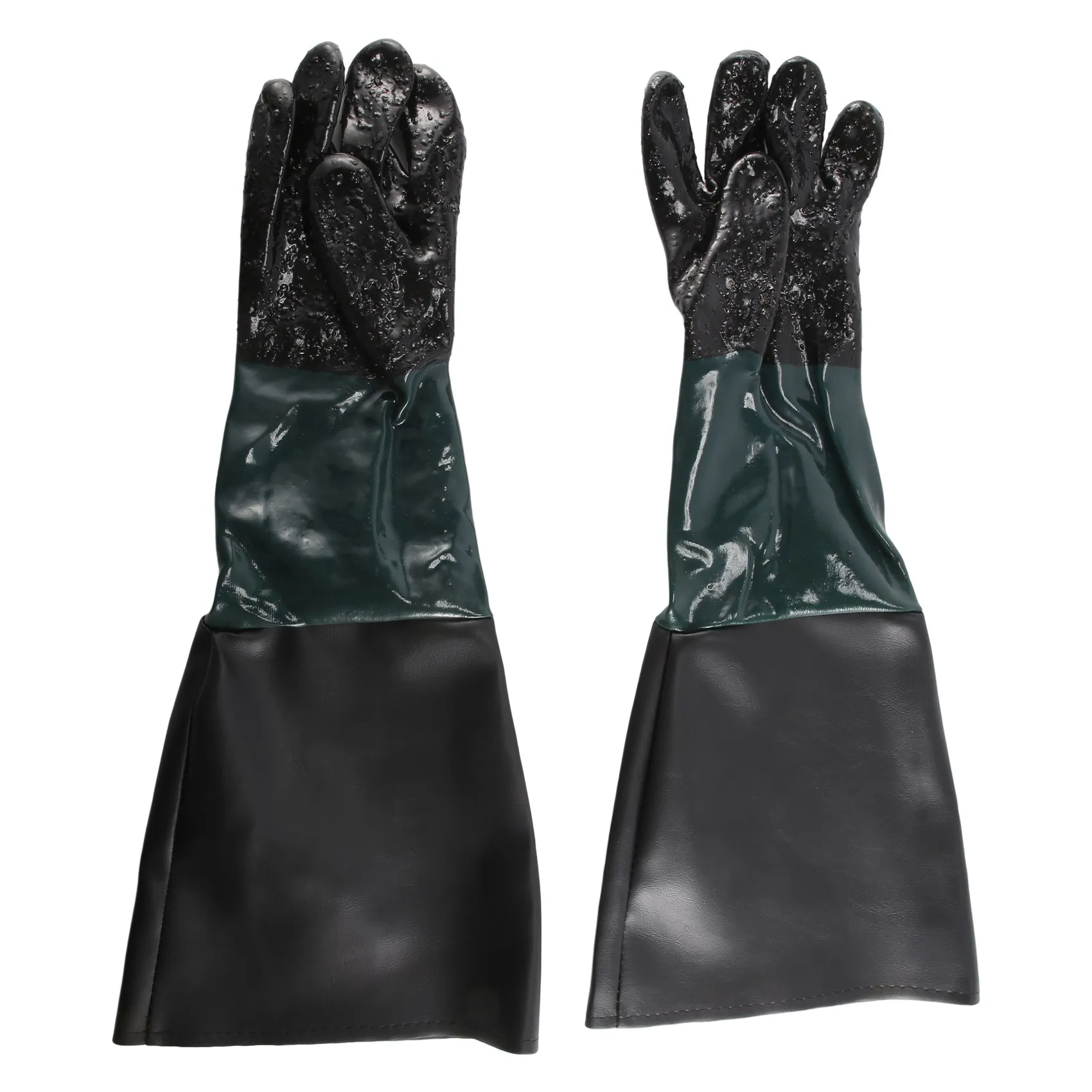 ABZL 1Pair Durable Rubber Sandblasting Gloves 60Cm Heavy Duty Working Protective Sandblaster Gloves For Sandblast Machine Cabine
ABZL 1Pair Durable Rubber Sandblasting Gloves 60Cm Heavy Duty Working Protective Sandblaster Gloves For Sandblast Machine Cabine