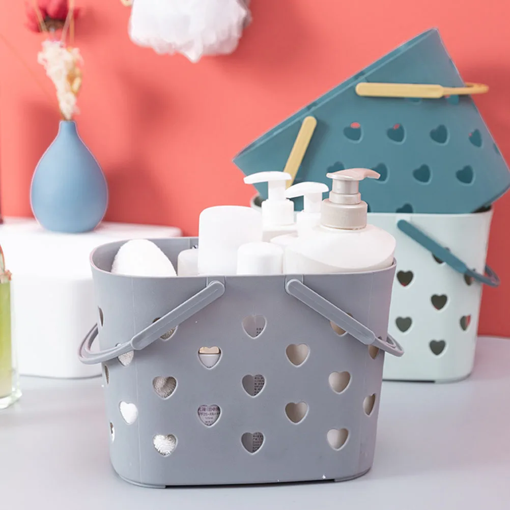 Heart-shaped Bath Handheld Shower Baskets Storage Bathroom Sundry Containers Portable Small Hollow-out Design Stable Quality
Heart-shaped Bath Handheld Shower Baskets Storage Bathroom Sundry Containers Portable Small Hollow-out Design Stable Quality