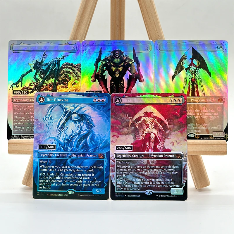Волшебная прокси-колесная карточная игра «сделай сам» Ulamog, Defiler Jin-Gitaxias Elesh Norn Color Flash Коллекционная карточка, игрушки в подарок
Волшебная прокси-колесная карточная игра «сделай сам» Ulamog, Defiler Jin-Gitaxias Elesh Norn Color Flash Коллекционная карточка, игрушки в подарок