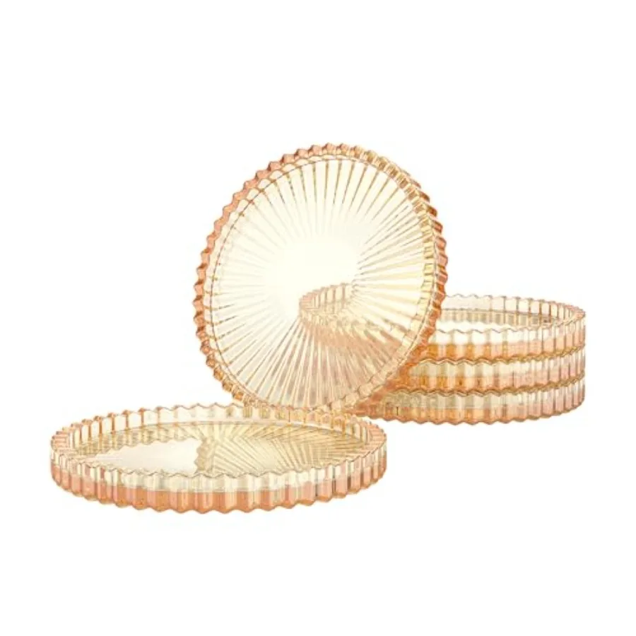 New StyleAmber Glass Coaster Set of 5, Round Glass Coaster, Suitable for Cafes, Dining Tables, Offices, Bars, Terraces Amber
New StyleAmber Glass Coaster Set of 5, Round Glass Coaster, Suitable for Cafes, Dining Tables, Offices, Bars, Terraces Amber