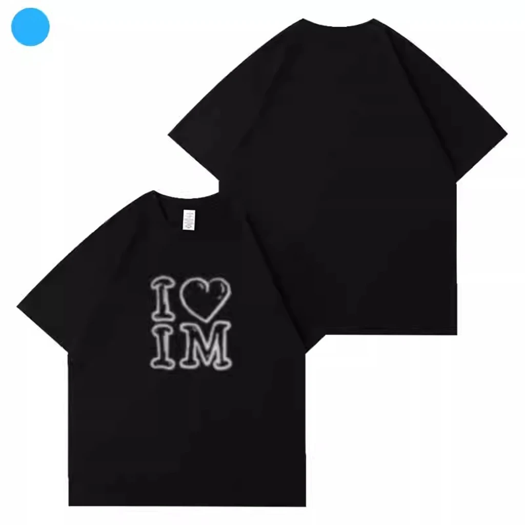 Casual Women'S Black Tops, Harajuku Summer O-Neck Cotton Short Sleeves, Street Retro Kpop T-Shirts For Couples
Casual Women'S Black Tops, Harajuku Summer O-Neck Cotton Short Sleeves, Street Retro Kpop T-Shirts For Couples