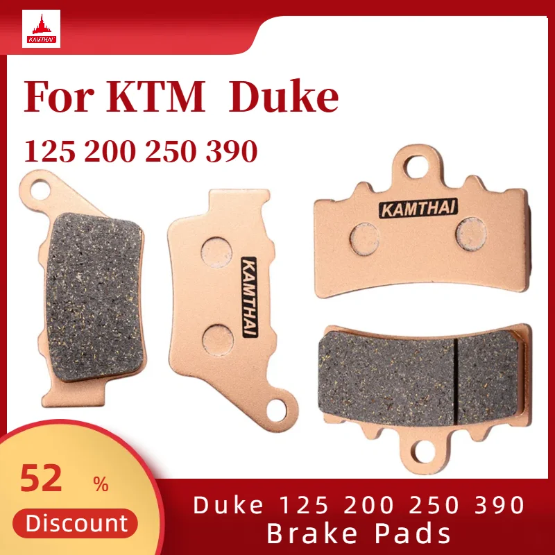 KAMTHAI Motorcycle Brake Pads for KTM Duke125 2011-2024 Duke200 12-21 Duke250 2014-24 Duke390 2013-24 Duke 125 200 250 390
KAMTHAI Motorcycle Brake Pads for KTM Duke125 2011-2024 Duke200 12-21 Duke250 2014-24 Duke390 2013-24 Duke 125 200 250 390