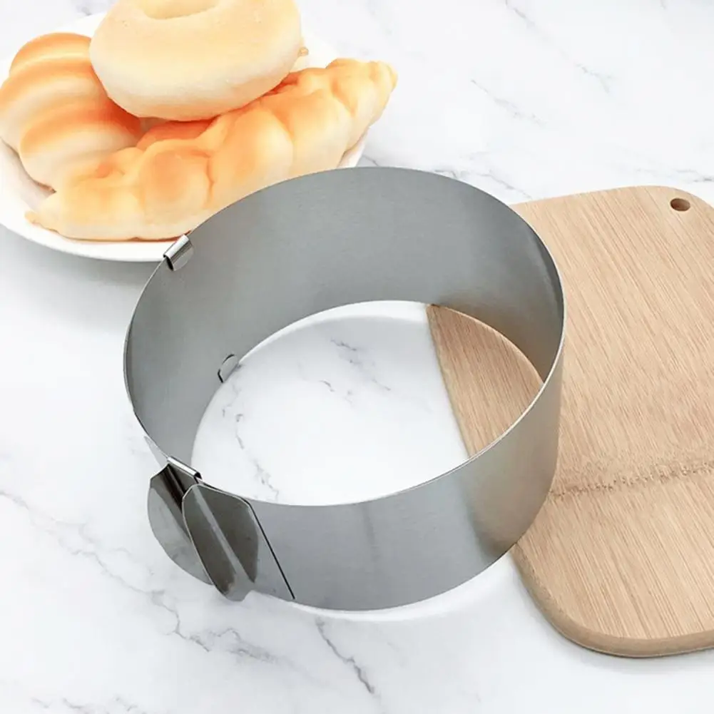 Cake Mold Cake Mold Baking Tool Versatile Stainless Steel Cake Rings Adjustable Reusable Baking Molds for Perfectly Cakes 6-12
Cake Mold Cake Mold Baking Tool Versatile Stainless Steel Cake Rings Adjustable Reusable Baking Molds for Perfectly Cakes 6-12