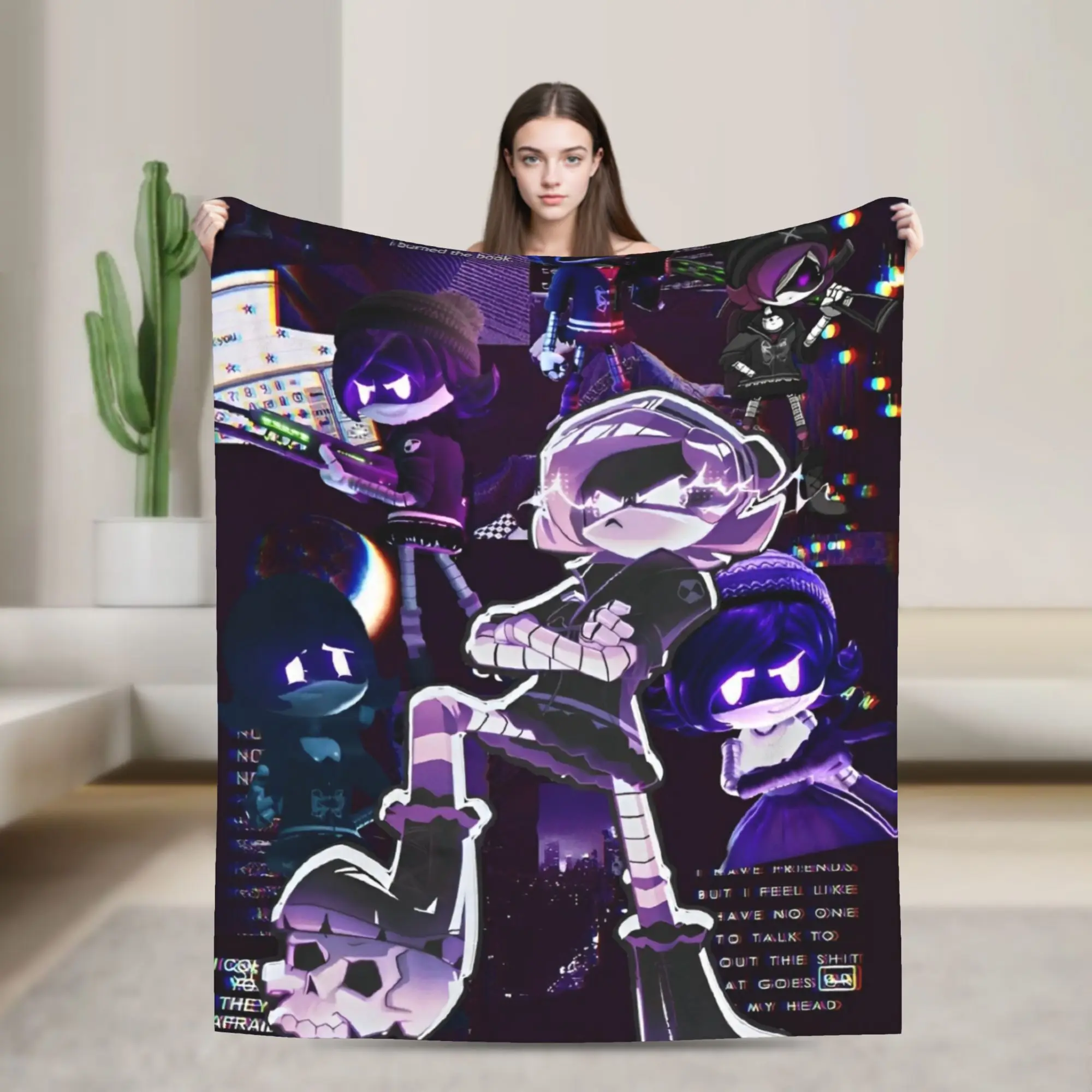 Murder Drones Fleece Blanket Uzi Doorman Aesthetic Funny Throw Blankets for Bed Sofa Couch 125*100cm Quilt
Murder Drones Fleece Blanket Uzi Doorman Aesthetic Funny Throw Blankets for Bed Sofa Couch 125*100cm Quilt