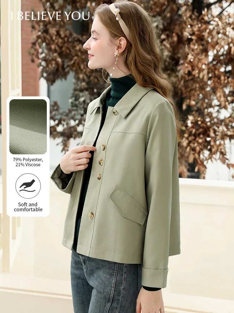 I BELIEVE YOU Women Gray Green Trench Coat 2025 Autumn Retro Turn-Down Collar Long Sleeves Windbreaker Woman Clothes 2244185834
I BELIEVE YOU Women Gray Green Trench Coat 2025 Autumn Retro Turn-Down Collar Long Sleeves Windbreaker Woman Clothes 2244185834