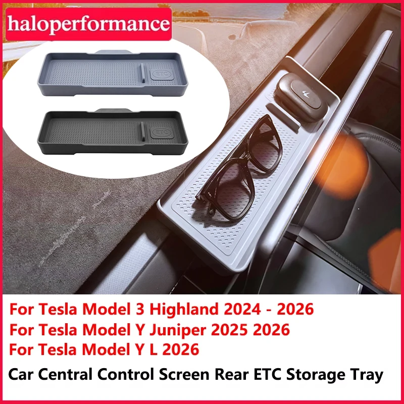 For Tesla Model 3 Highland Model Y Juniper 2025 2026 Dashboard Storage Box Central Control Screen Rear Storage Tray Accessories
For Tesla Model 3 Highland Model Y Juniper 2025 2026 Dashboard Storage Box Central Control Screen Rear Storage Tray Accessories