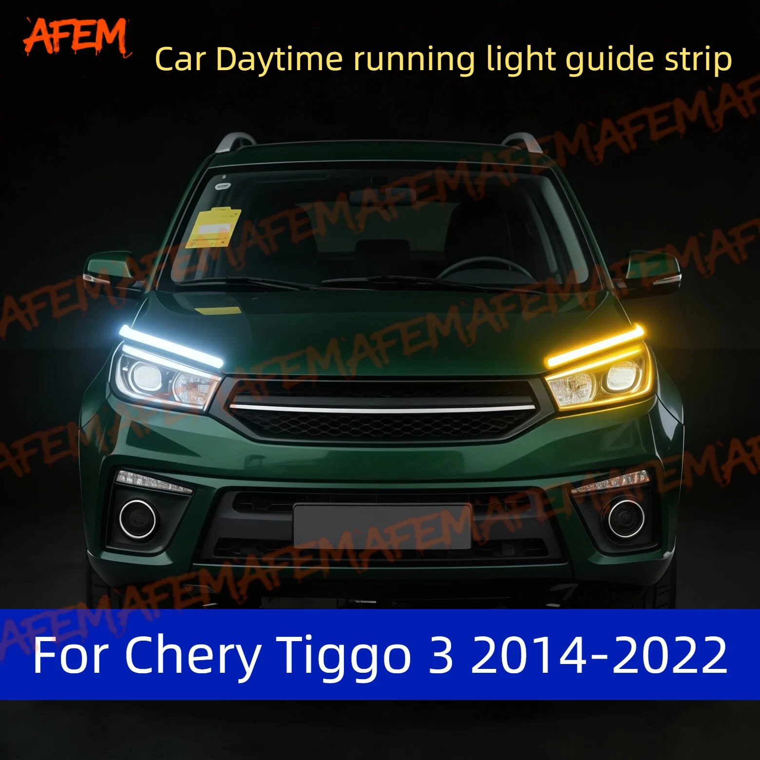 For Chery Tiggo 3 2014-2022 Car DRL Daytime Running Light Start Scan Style Sequential Flowing Turn Signal Light Ultra-Thin LED
For Chery Tiggo 3 2014-2022 Car DRL Daytime Running Light Start Scan Style Sequential Flowing Turn Signal Light Ultra-Thin LED