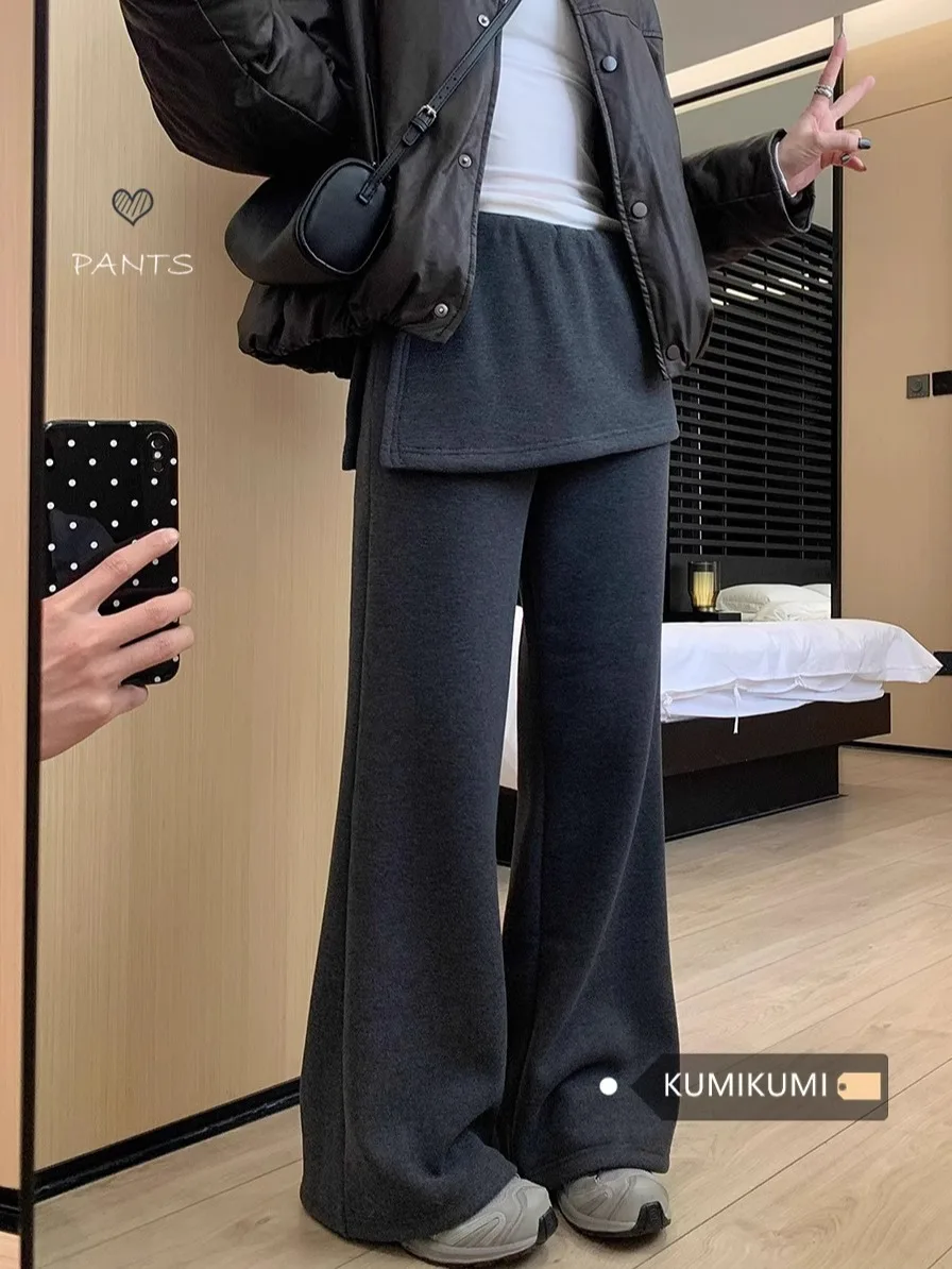 ZHISILAO Fake 2 Pics New Patchwork 2 Pics High Waist Pants Women Vintage Solid Wide Leg Straight Trousers Autumn Winter 2024
ZHISILAO Fake 2 Pics New Patchwork 2 Pics High Waist Pants Women Vintage Solid Wide Leg Straight Trousers Autumn Winter 2024