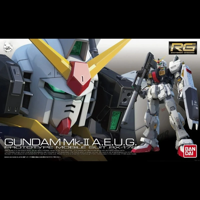 BANDAI Gundam Original Box Сборная игрушка RG1/144 RG08 RX-178 Gundam Mk- | | Августа, соответствующий цвету, анимационный периферийный орнамент, подарок 
BANDAI Gundam Original Box Сборная игрушка RG1/144 RG08 RX-178 Gundam Mk- | | Августа, соответствующий цвету, анимационный периферийный орнамент, подарок