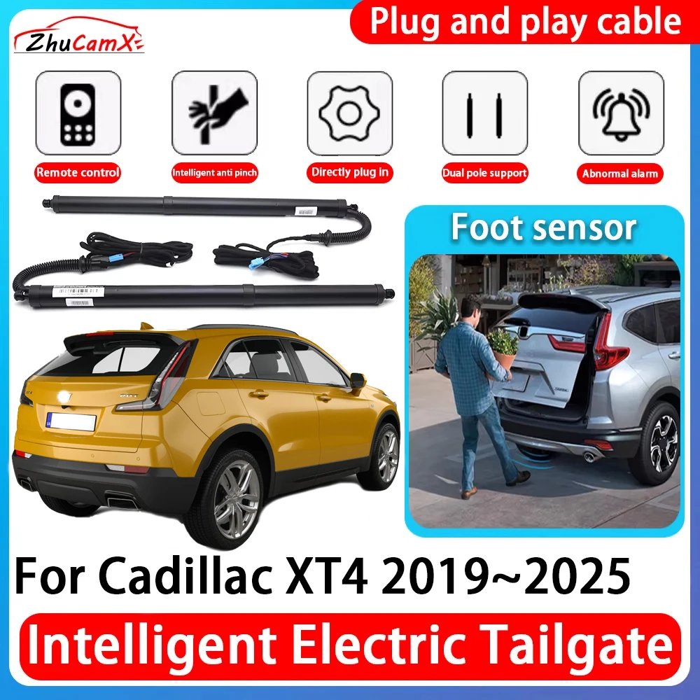 ZhuCamX Car Power Trunk Electric Suction Tailgate Intelligent Tail Gate Lift Strut For Cadillac XT4 2019~2025
ZhuCamX Car Power Trunk Electric Suction Tailgate Intelligent Tail Gate Lift Strut For Cadillac XT4 2019~2025